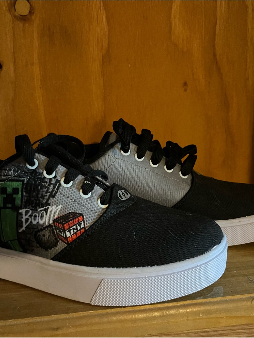 Heelys Minecraft Kids Sneakers with Gaming Graphics